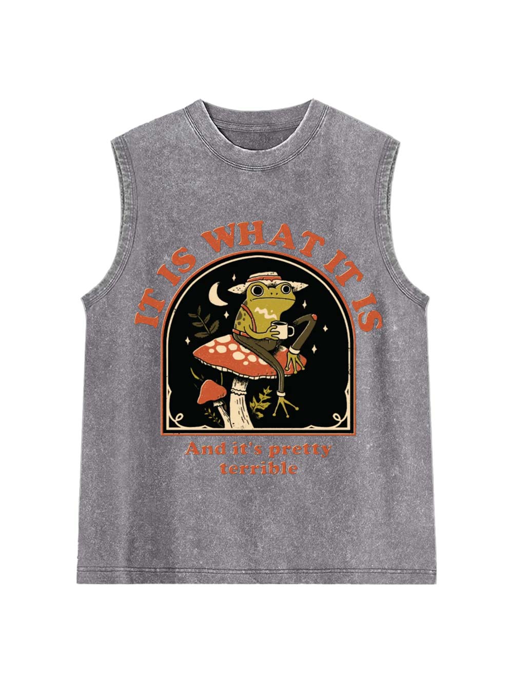 It Is What It Is Washed Tank Top