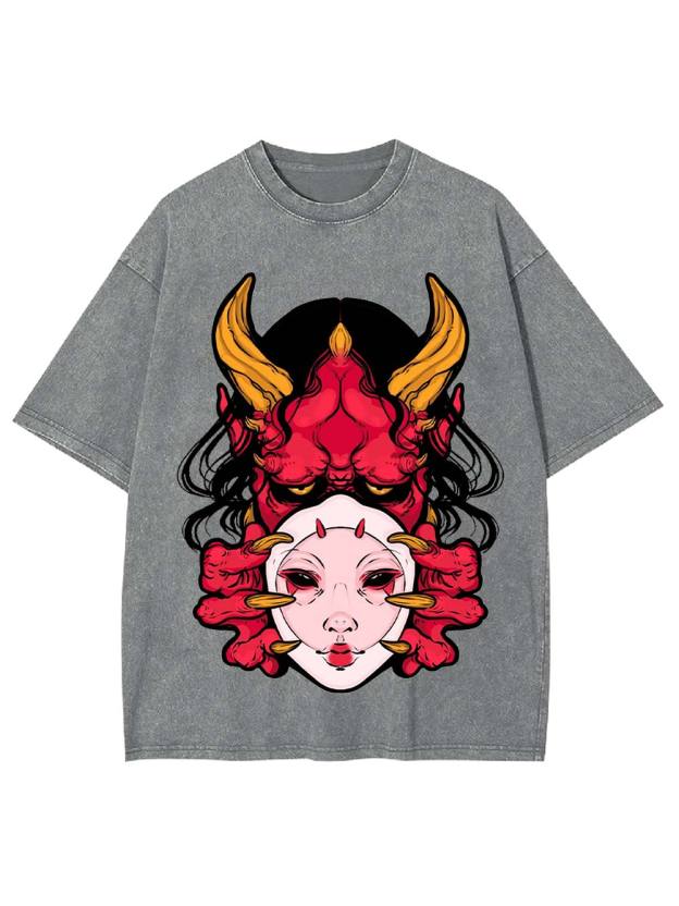 Duality of Demons Washed Tshirt