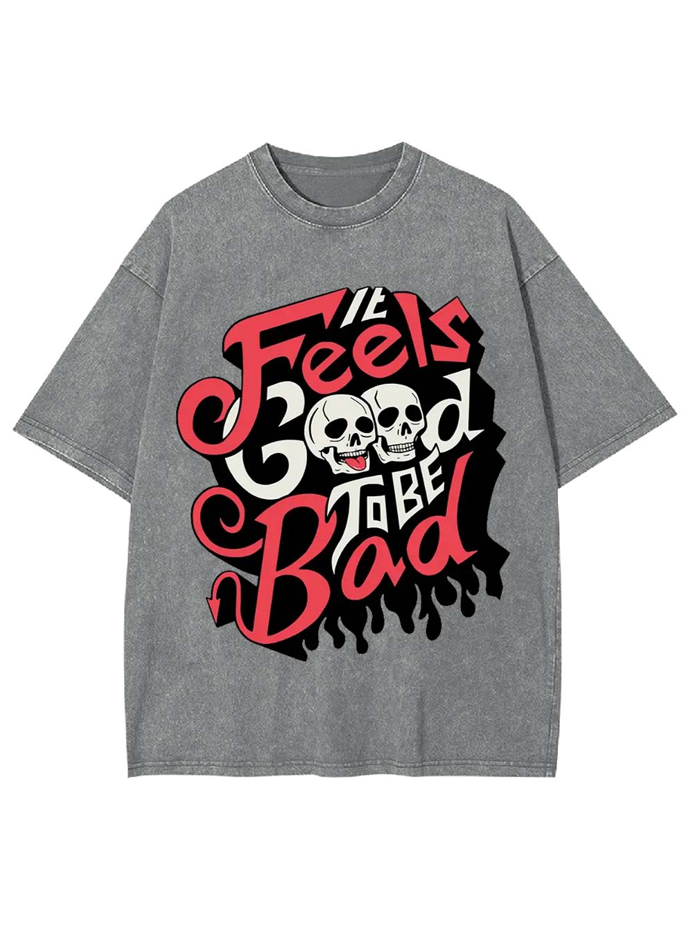 It Feels Good to Be Bad Washed Tshirt