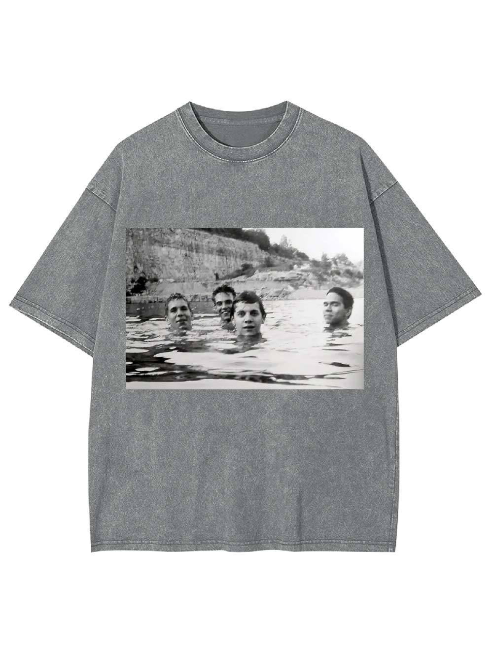 Floating in Time Washed Tshirt