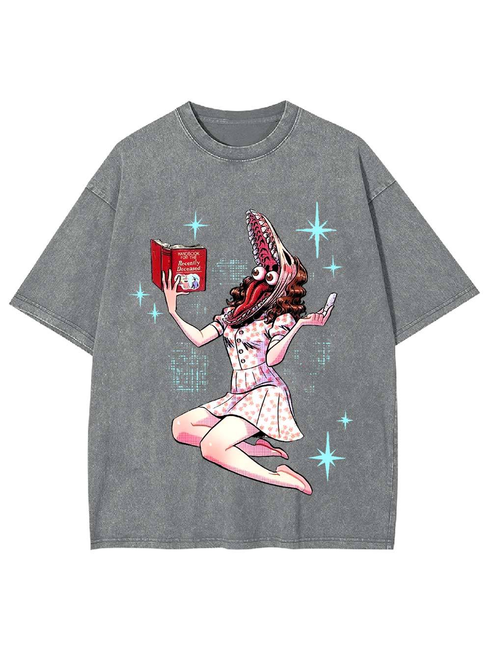 Guide to the Recently Deceased Washed Tshirt