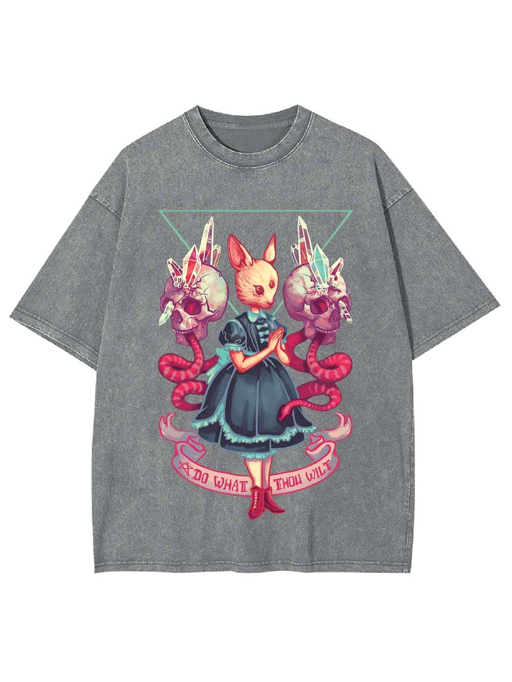 Do What Thou Wilt Washed Tshirt