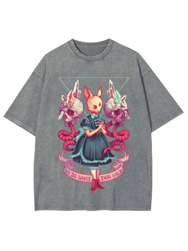 Do What Thou Wilt Washed Tshirt