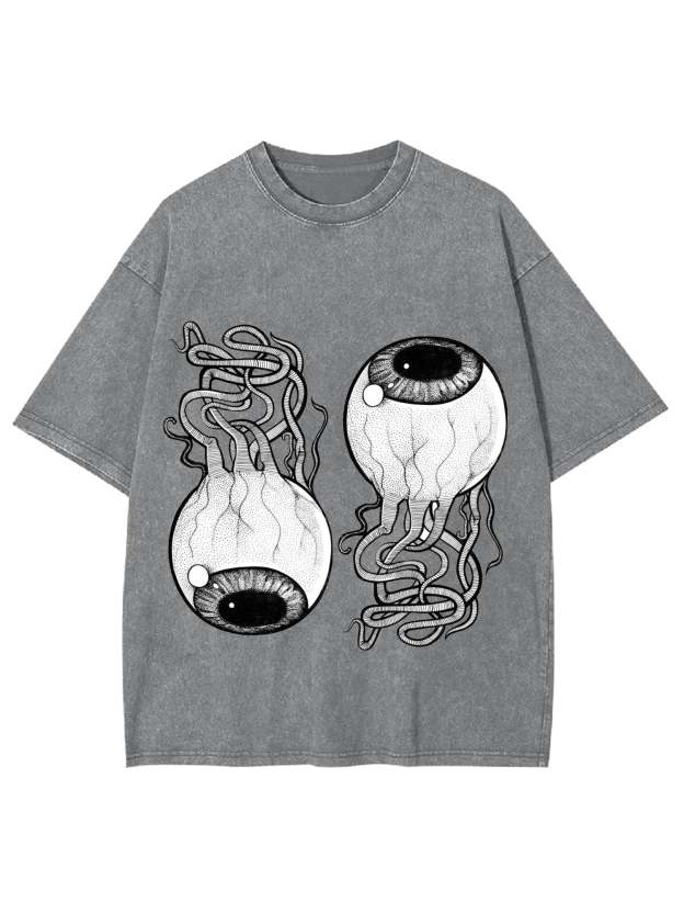 Entangled Gaze Washed Tshirt