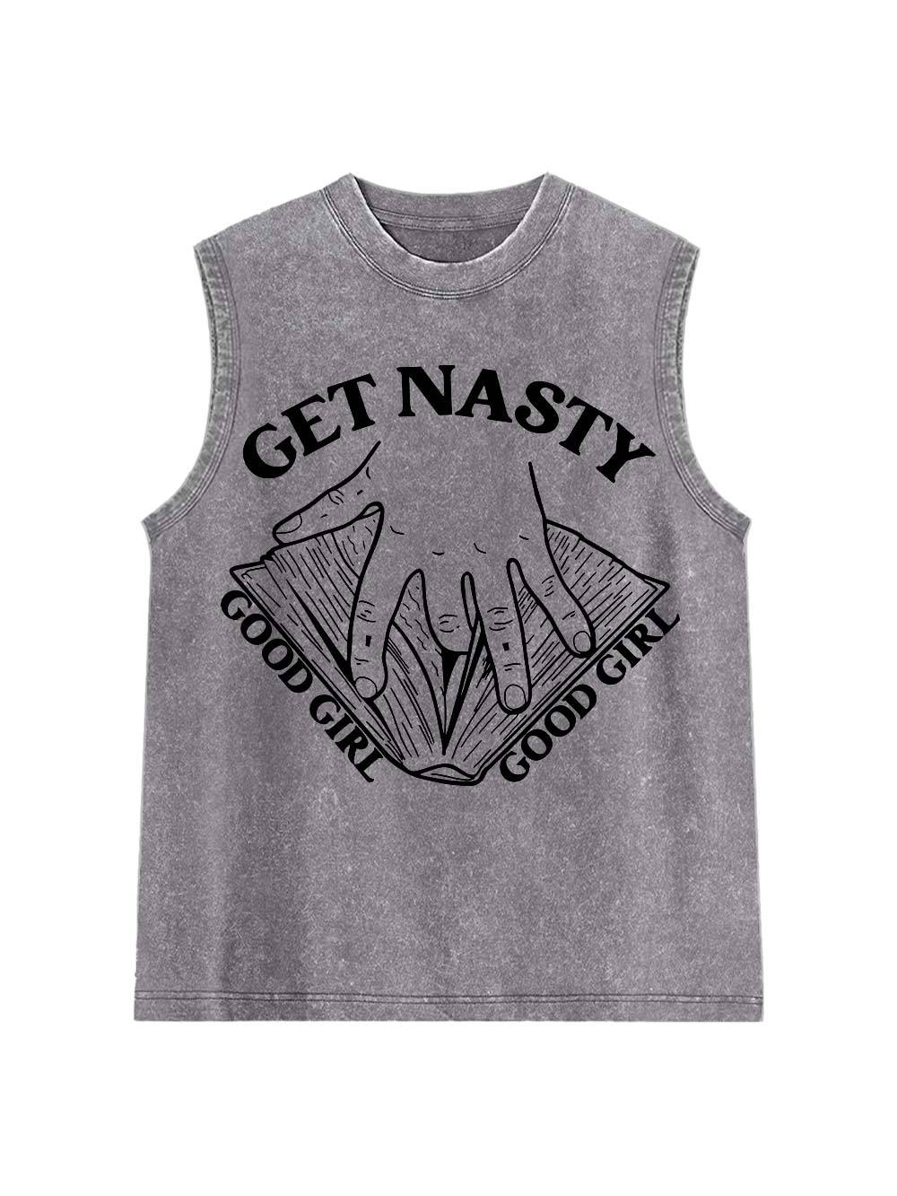 Get Nasty Good Girl Washed Tank Top