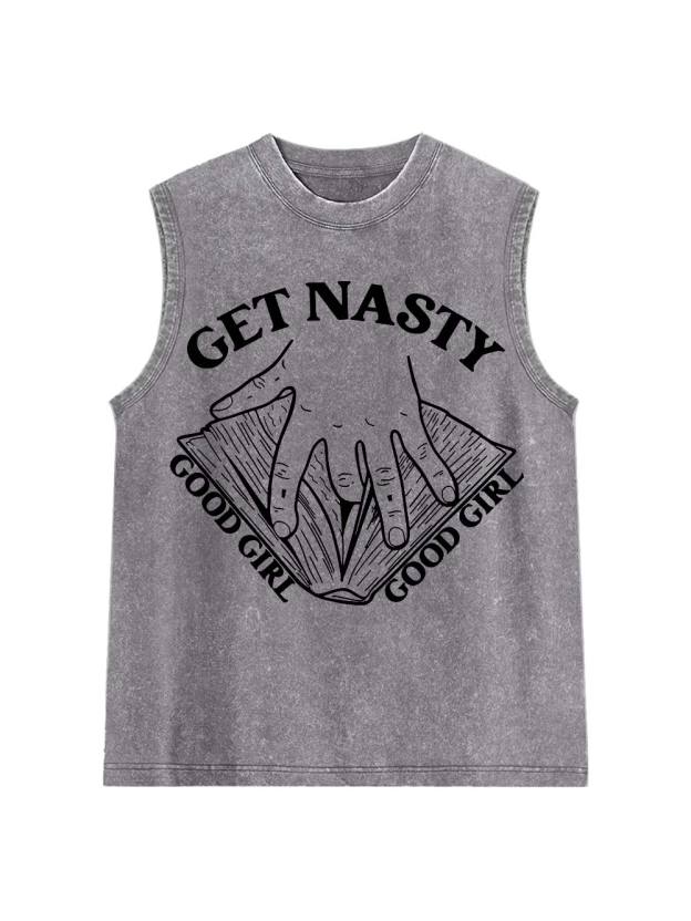 Get Nasty Good Girl Washed Tank Top