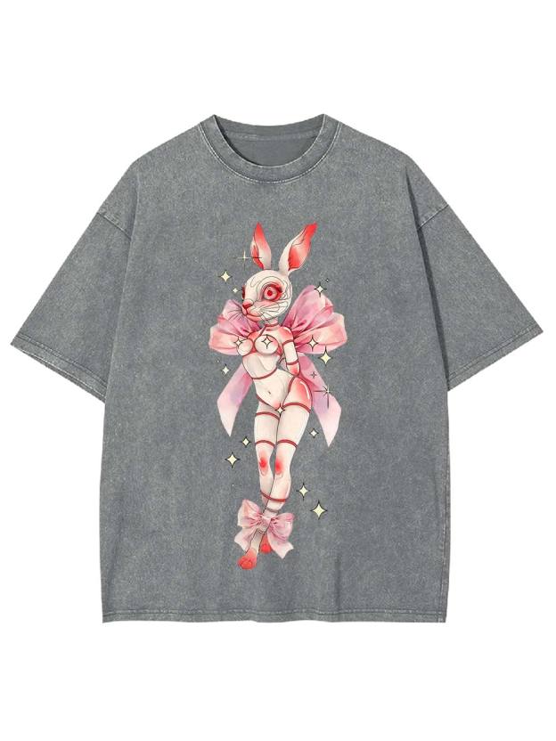 Enchanted Bunny Doll Washed Tshirt