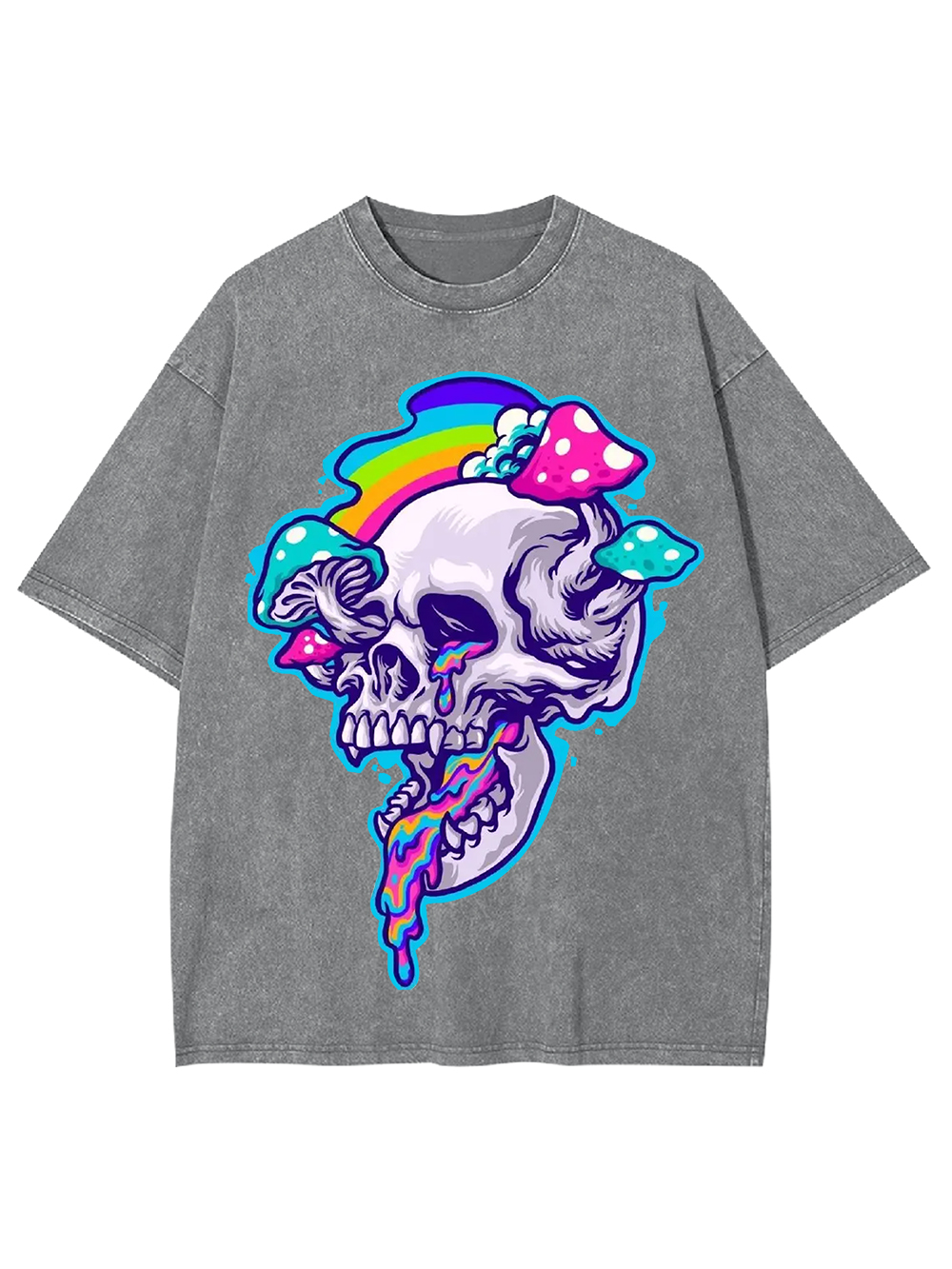 Psychedelic Skull Dream Washed Tshirt