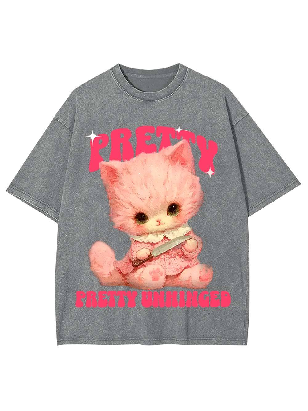 Pretty and Unhinged Washed Tshirt