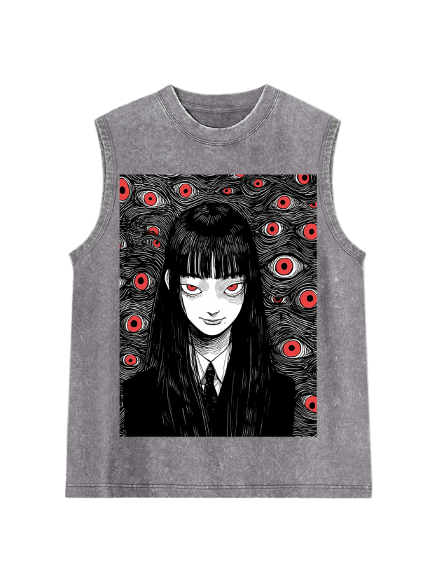 Eyes Of Mystery Washed Tank Top