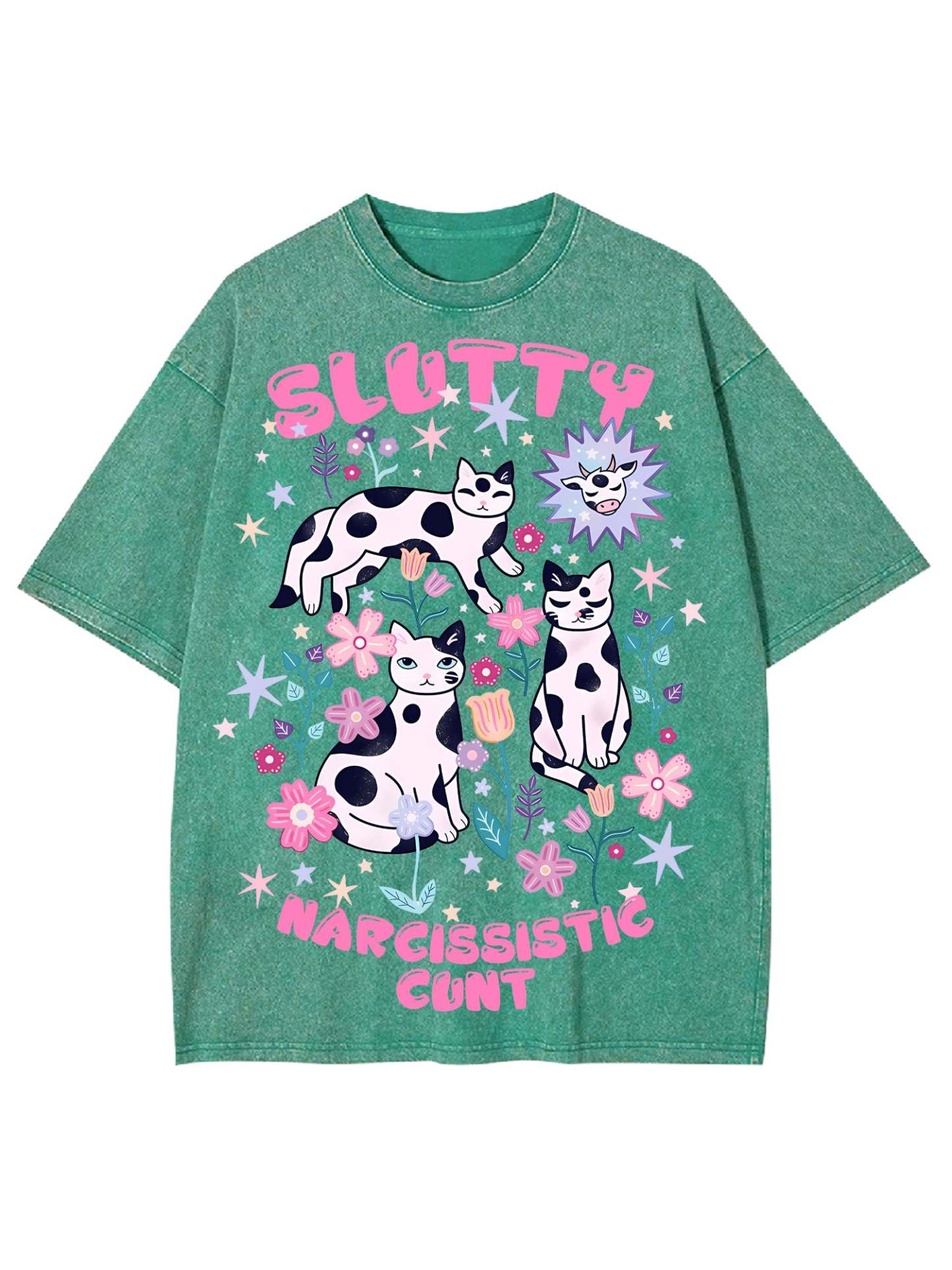 Slutty Narcissistic Cunt Washed Tshirt