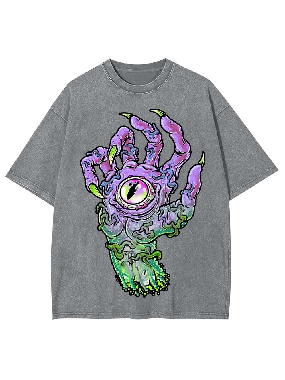 EYE OF THE CURSED HAND WASHED TSHIRT