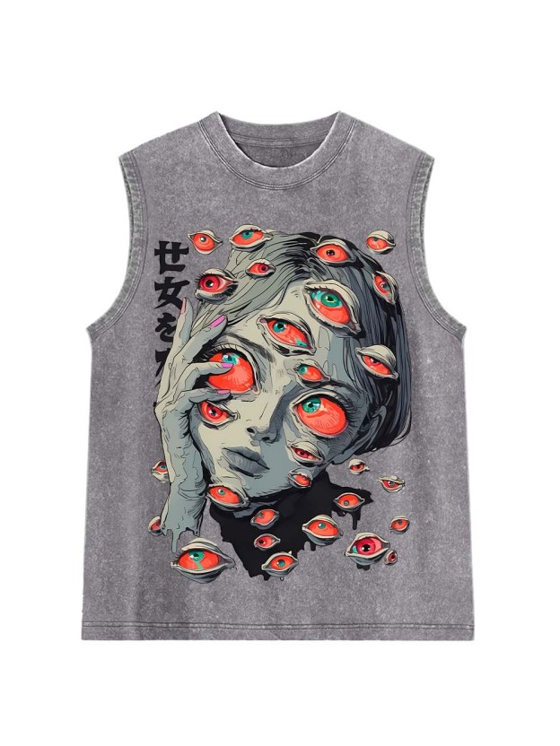 Eyes Of The Unseen Washed Tank Top