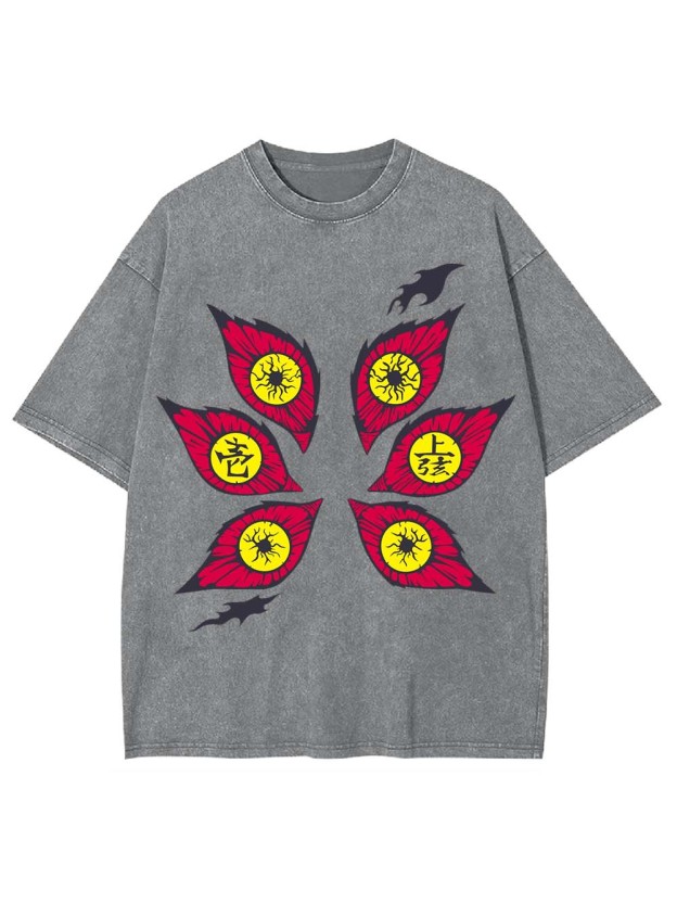 Fiery Eyes of Power Washed Tshirt