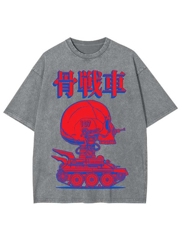 Bone Battle Tank Washed Tshirt