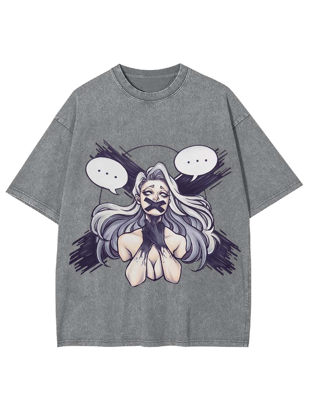 Silenced Emotions Washed Tshirt