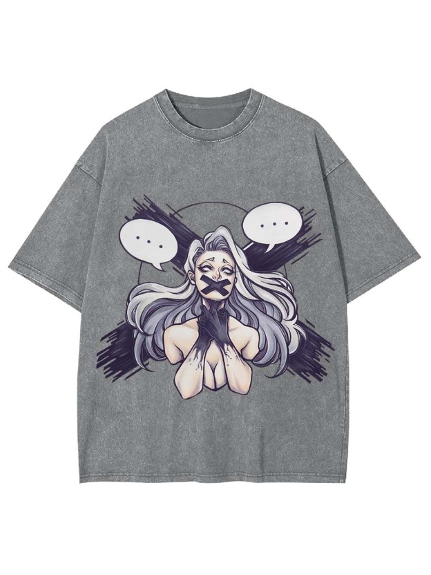 Silenced Emotions Washed Tshirt