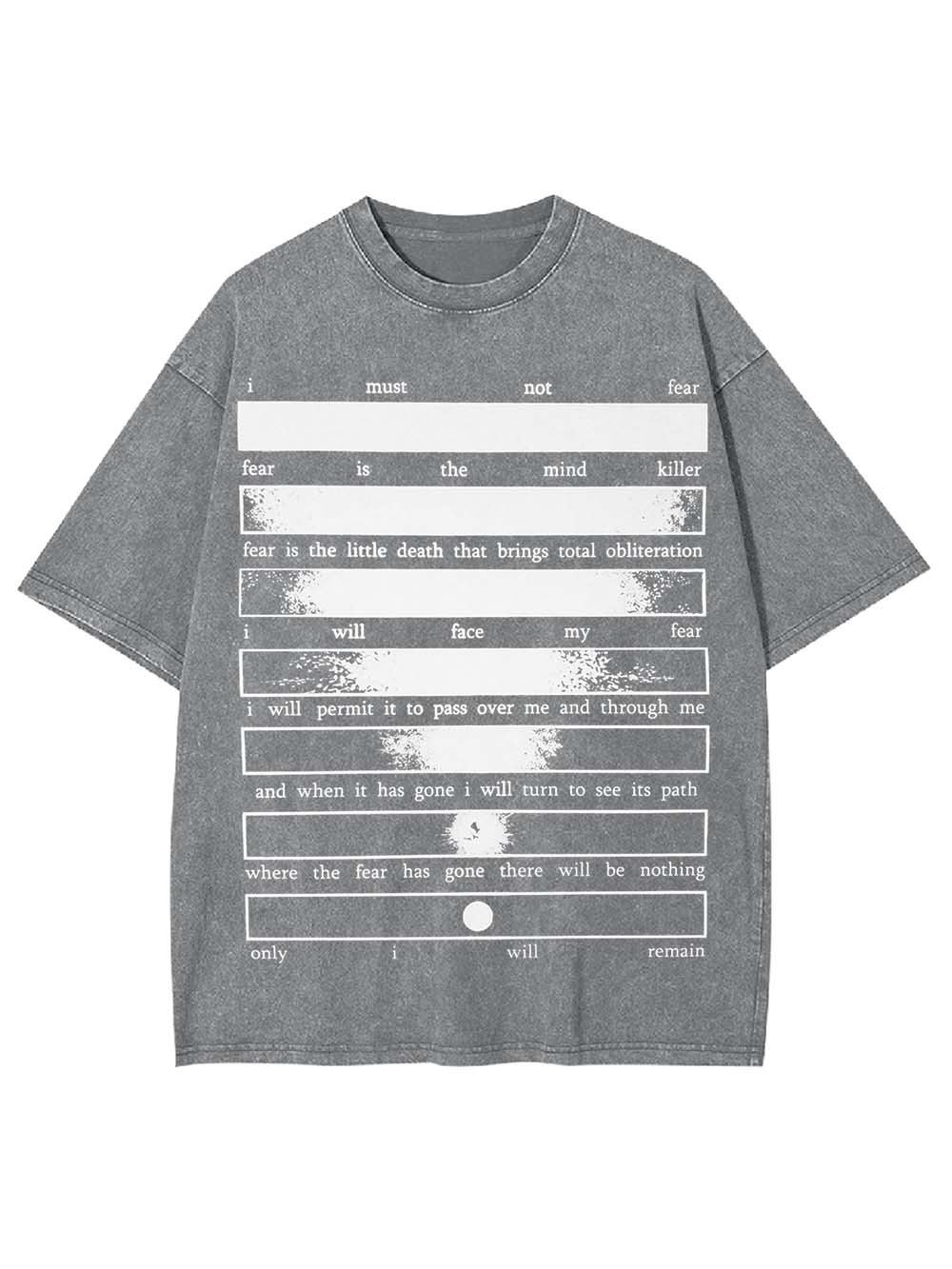 CONQUERING FEAR WASHED TSHIRT
