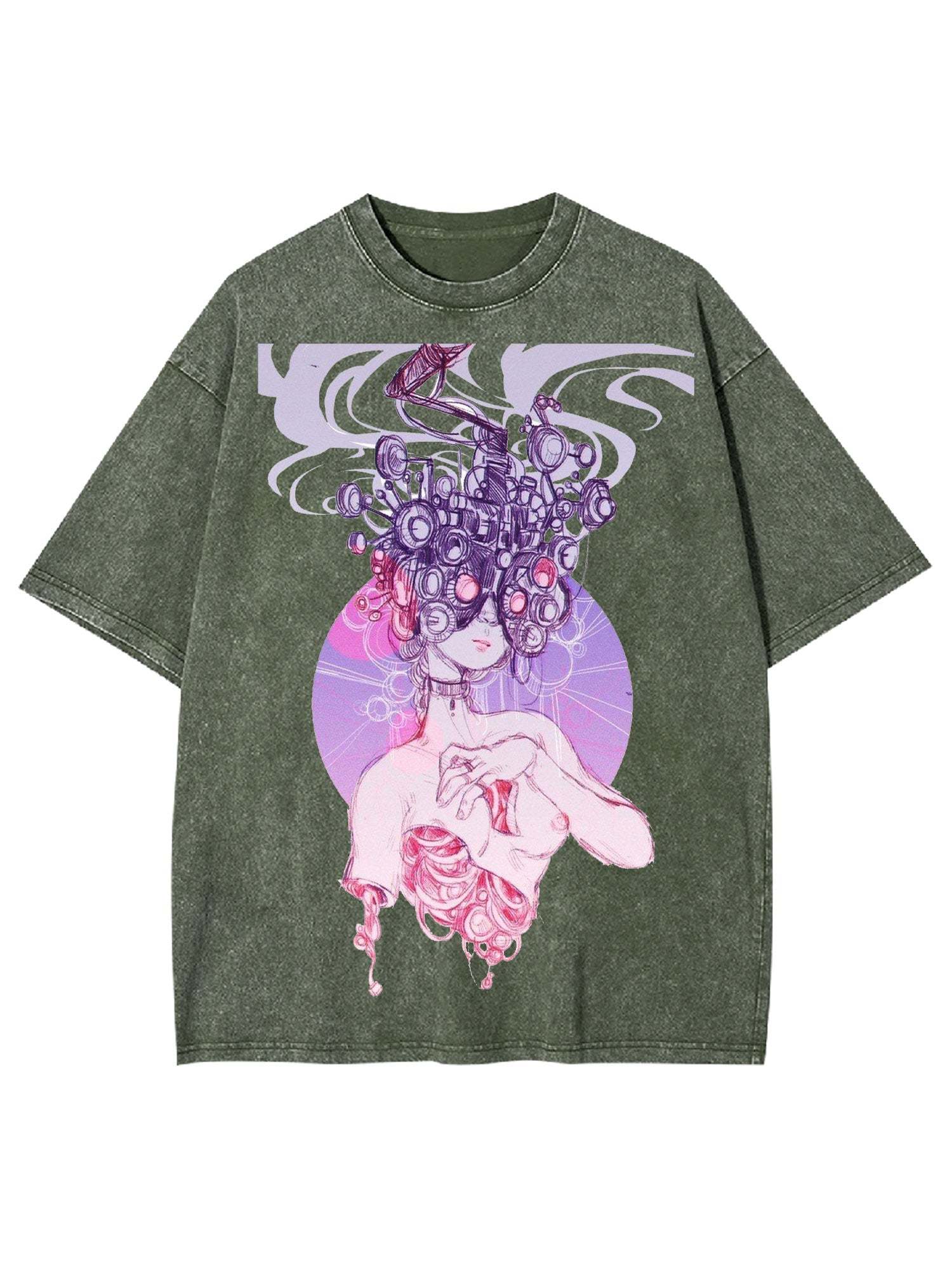 Cyber Mechanics Washed Tshirt