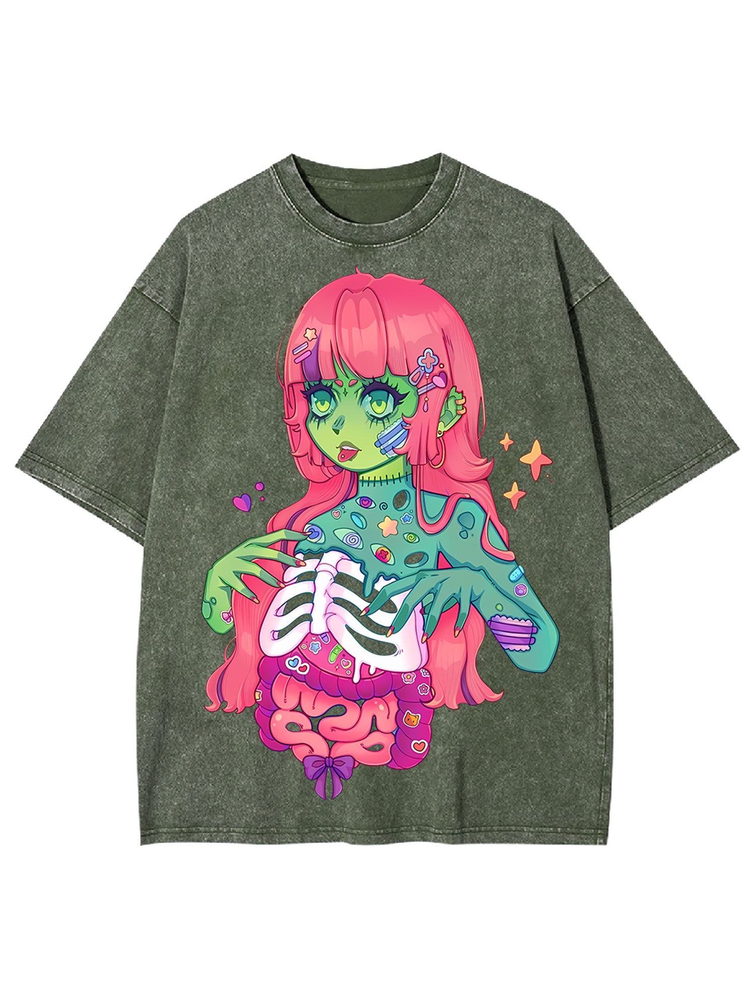 Zombie Sweetheart Washed Tshirt