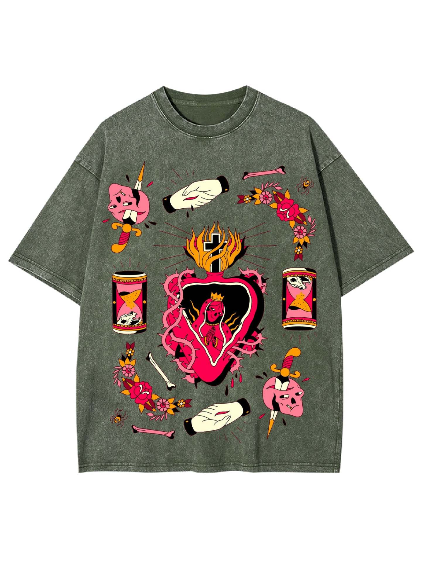 Heart Of Thorns Washed Tshirt