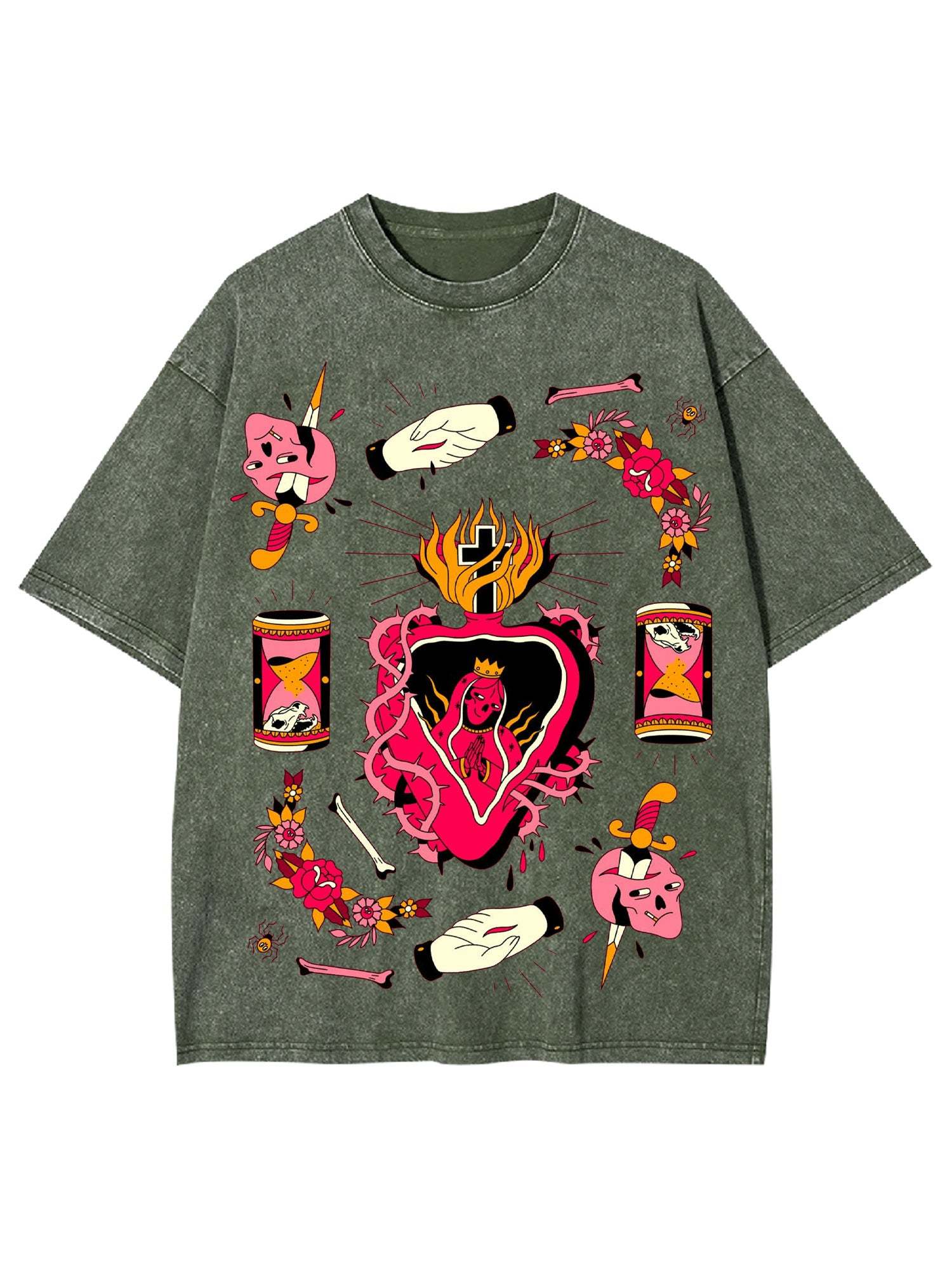 Heart Of Thorns Washed Tshirt