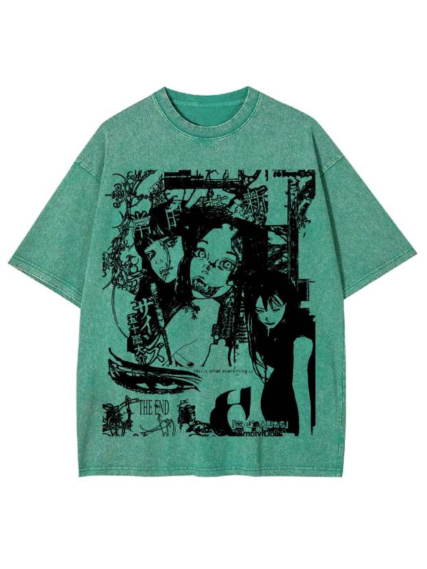 FRAGMENTS OF THE VOID WASHED TSHIRT