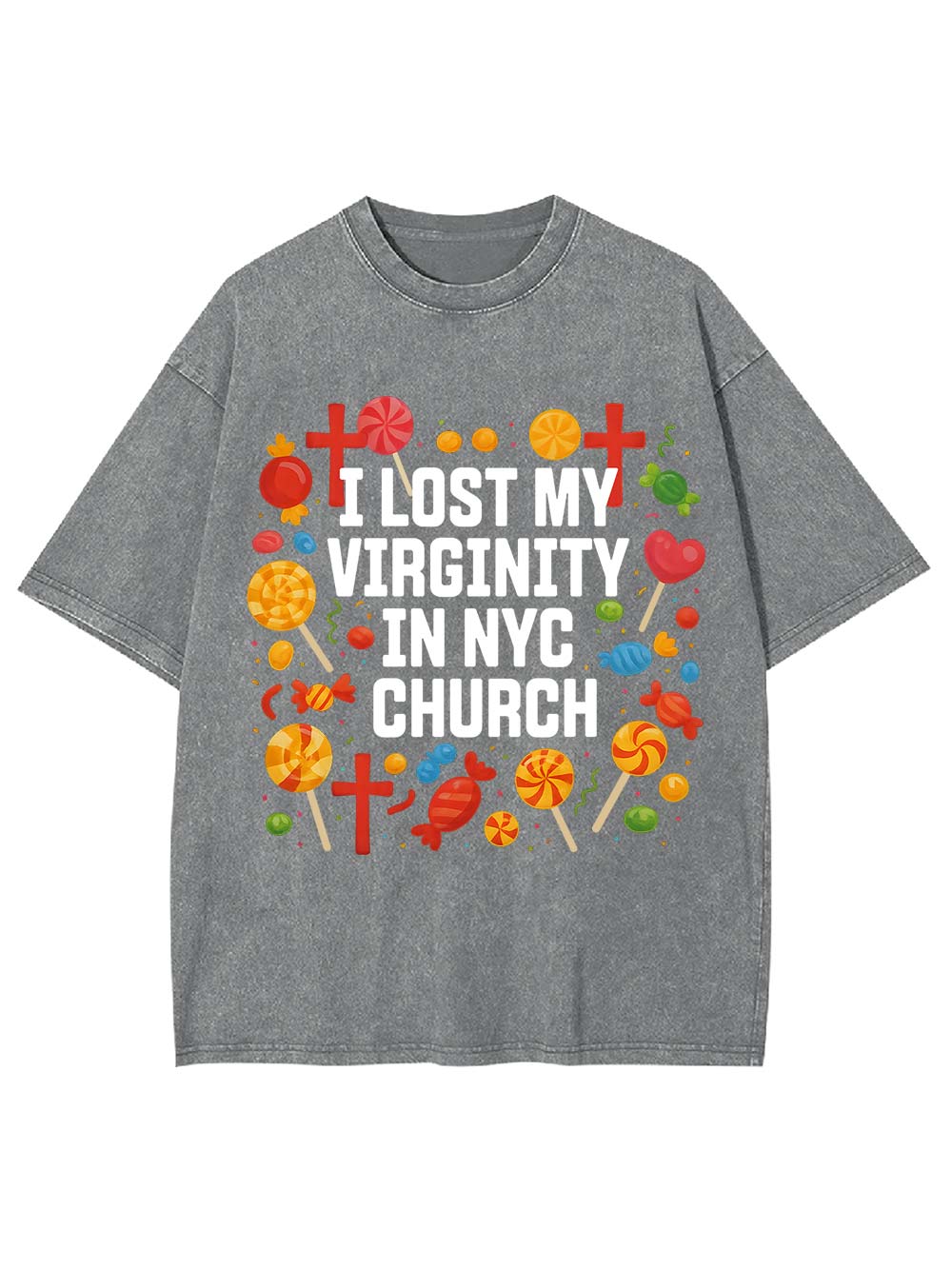 Confessions in NYC Washed Tshirt