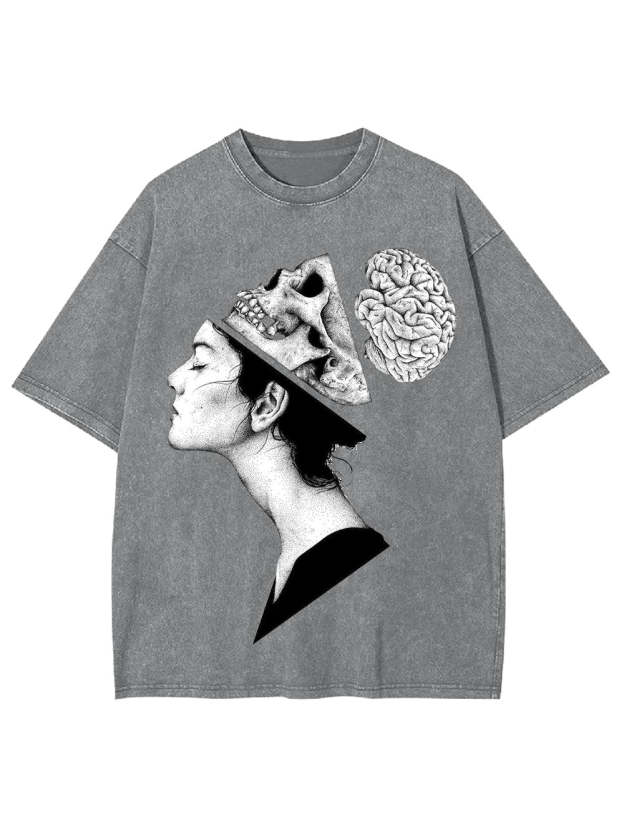 Thoughts Exposed Washed Tshirt