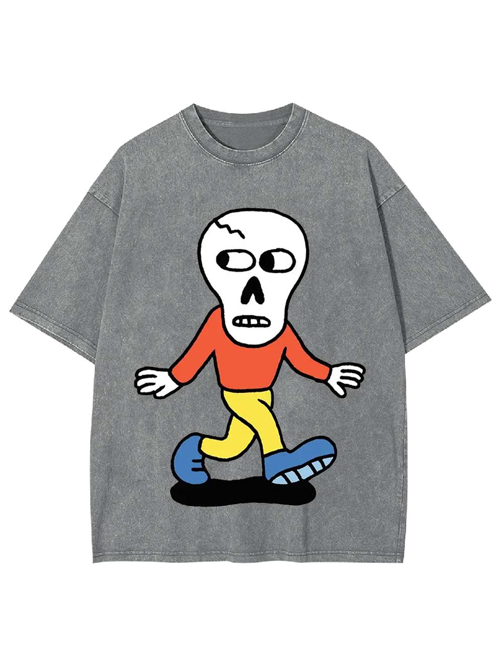 Skull on the Move Washed Tshirt