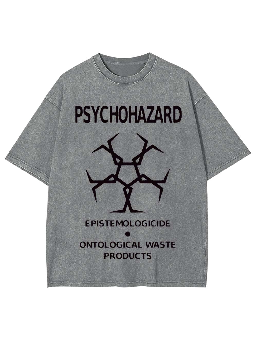 Psychohazard Warning Washed Tshirt