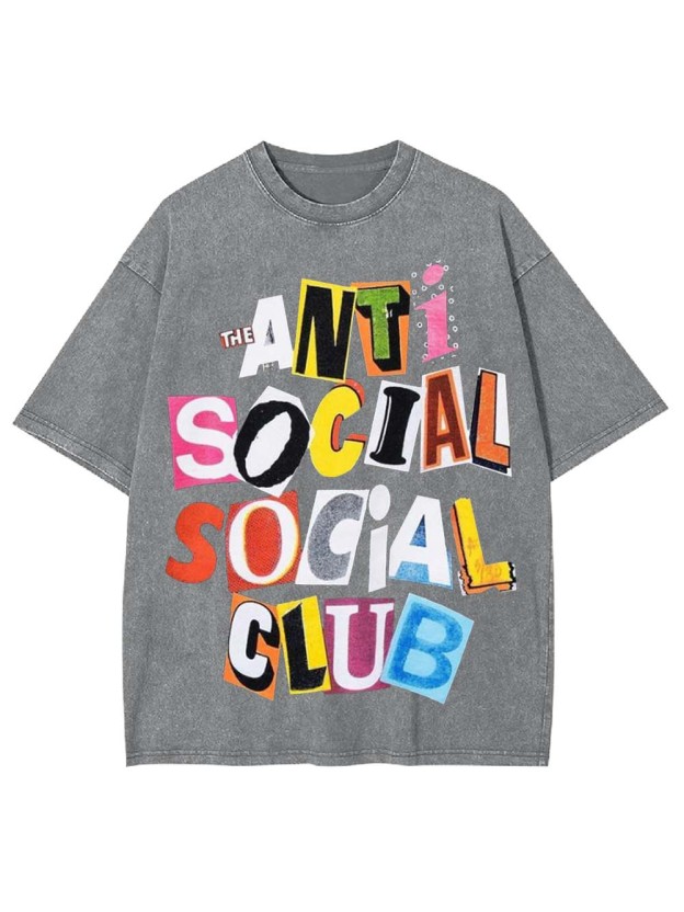 ANTI SOCIAL SOCIAL CLUB WASHED TSHIRT
