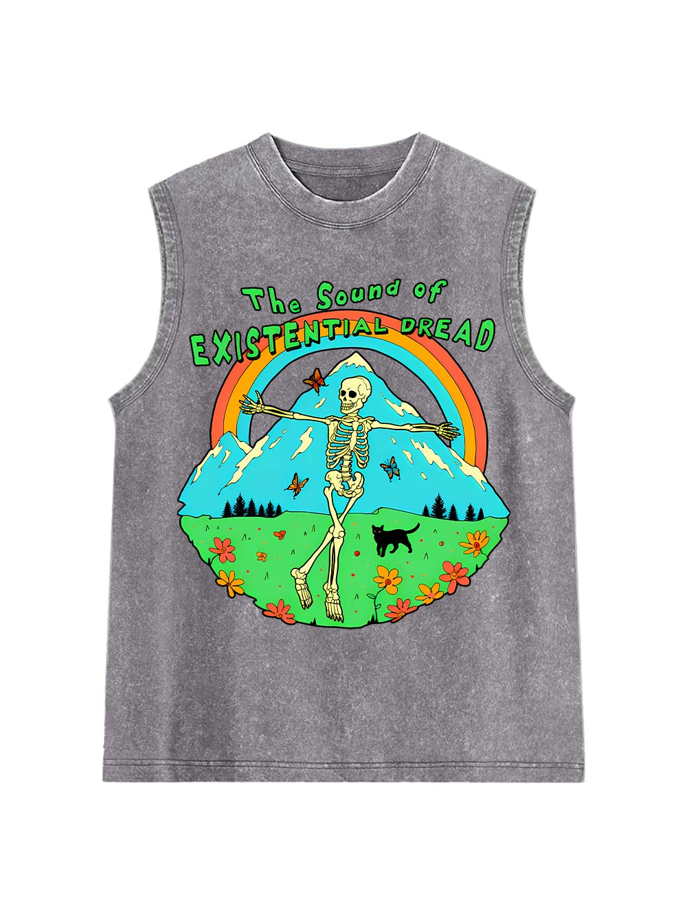 The Sound Of Existential Dread Washed Tank Top