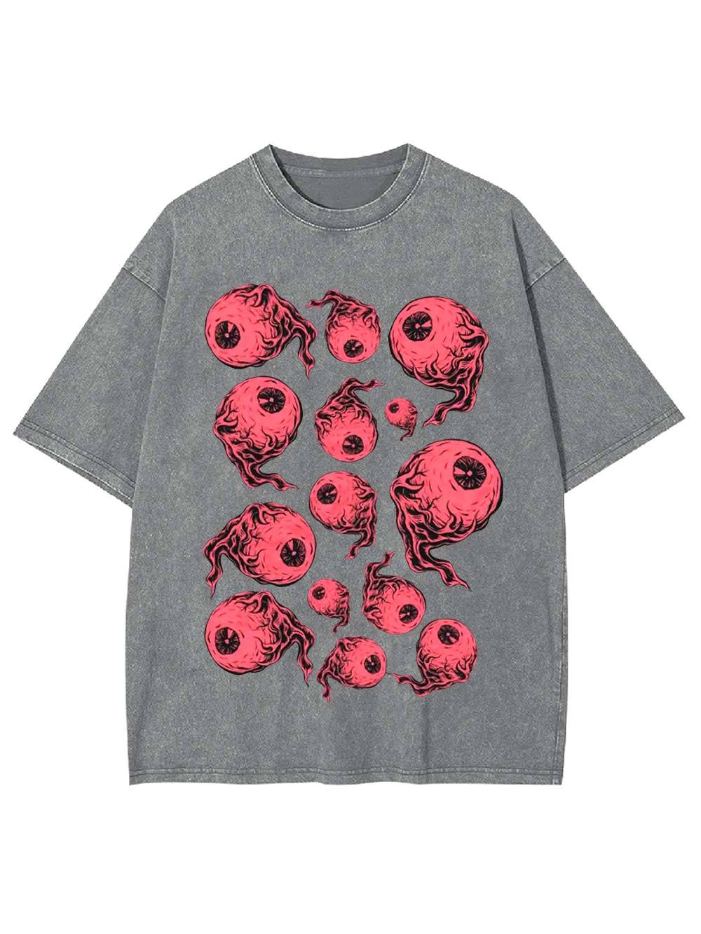 Floating Eyes Washed Tshirt