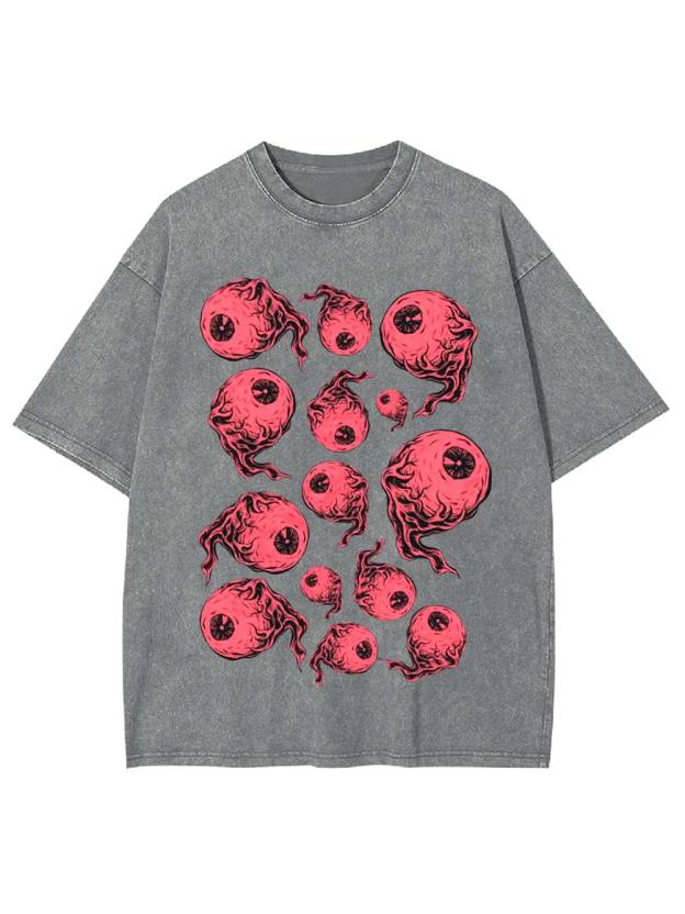 Floating Eyes Washed Tshirt