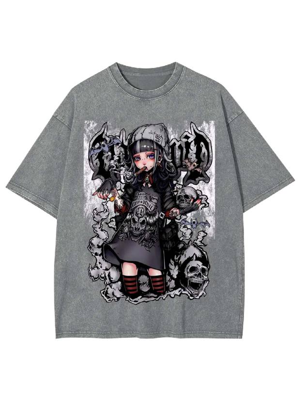 Gothic Reape Washed Tshirt