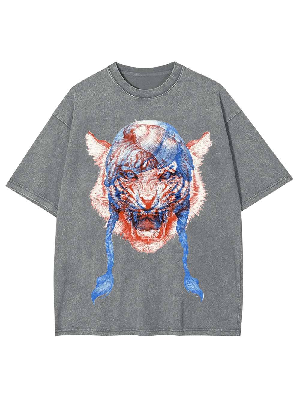 Fierce Braided Beast Washed Tshirt