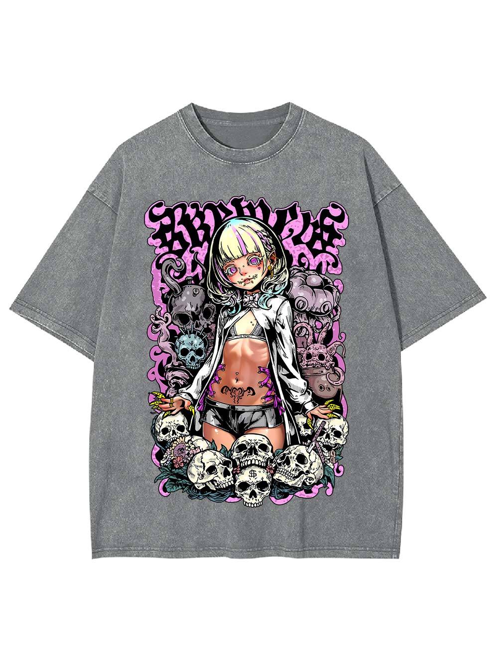 Queen of Chaos Washed Tshirt