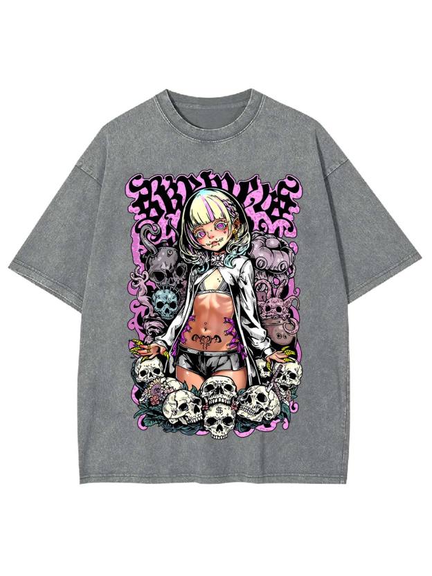 Queen of Chaos Washed Tshirt