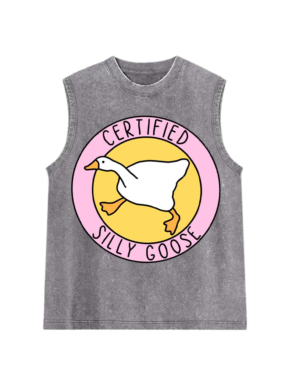 Certified Silly Goose Washed Tank Top