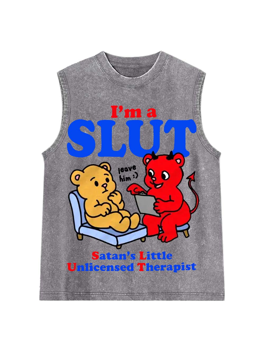 I‘m A Slut Washed Tank Top