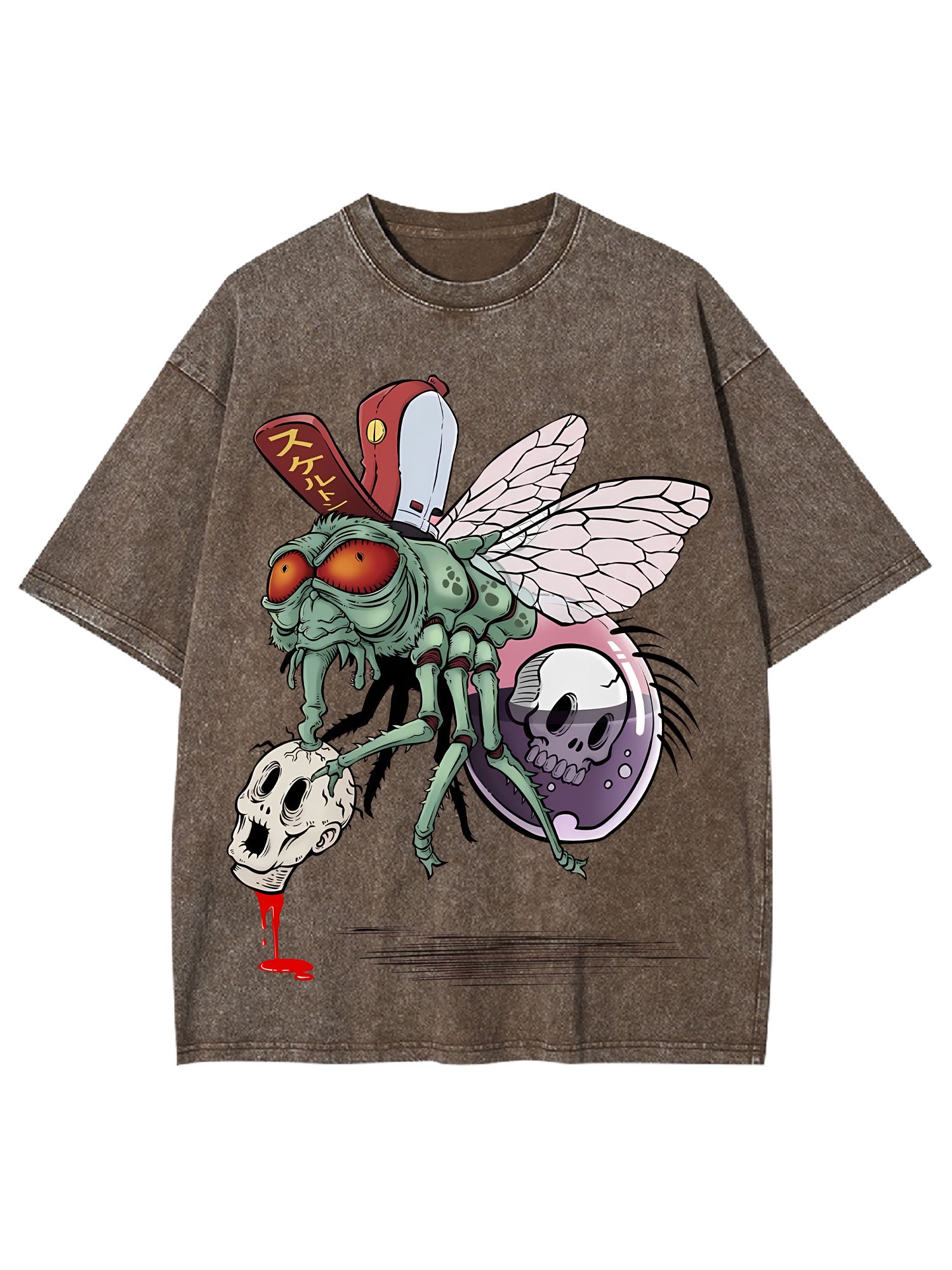 Flying Nightmare Washed Tshirt
