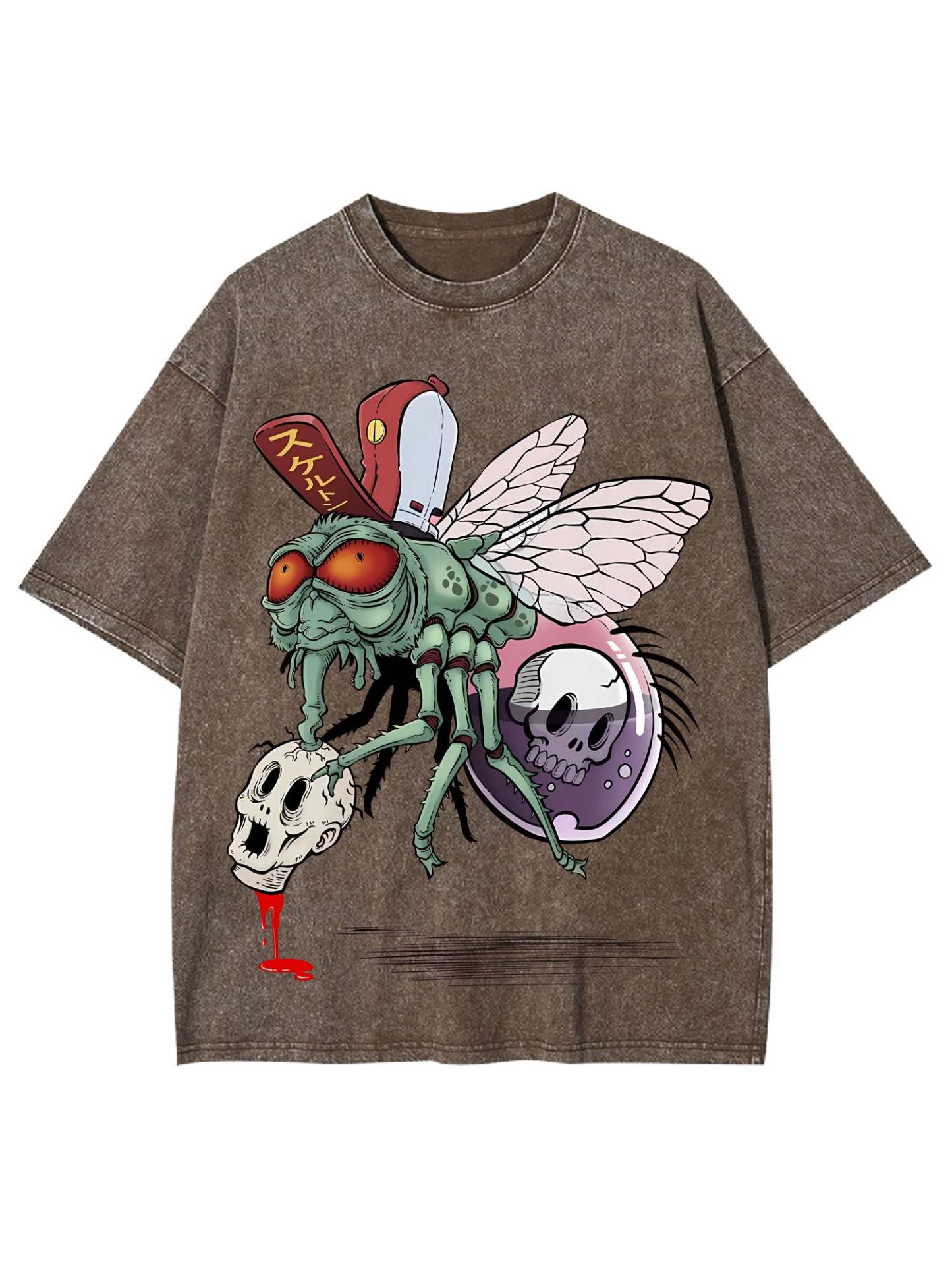 Flying Nightmare Washed Tshirt