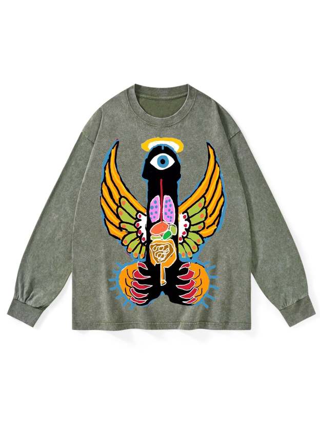 Do You Have One? Washed Long-Sleeve Tshirt-ClassyOutlaw