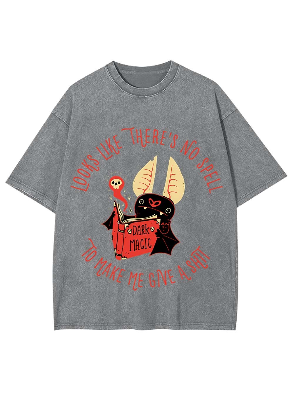 NO SPELLS GIVEN WASHED TSHIRT