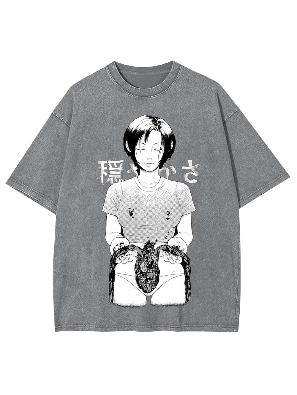 TRANQUILITY IN DECAY WASHED TSHIRT