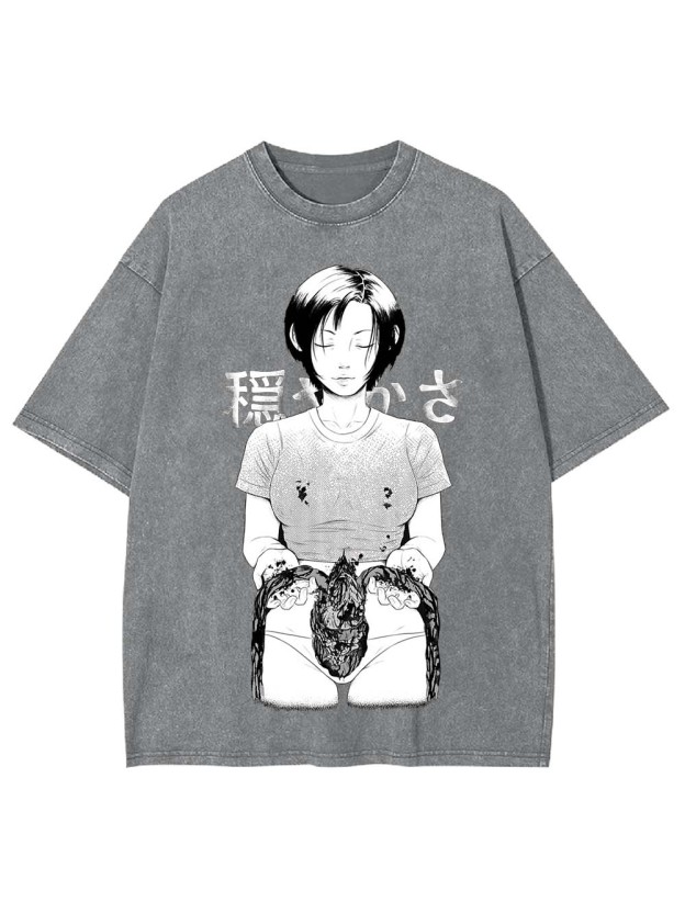 TRANQUILITY IN DECAY WASHED TSHIRT