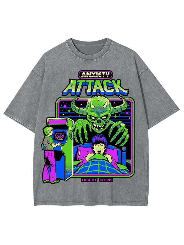 Anxiety Attack Washed Tshirt