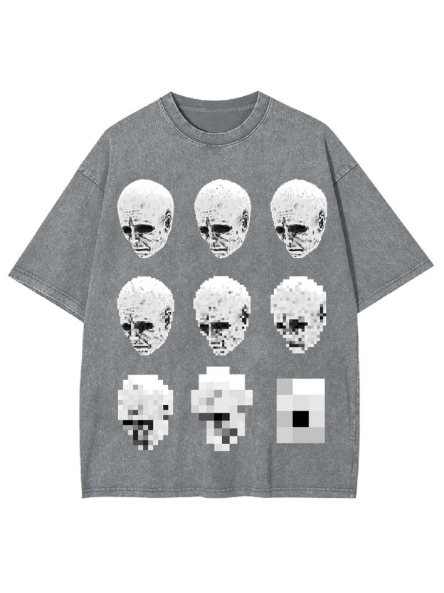 Descent into Pixels Washed Tshirt