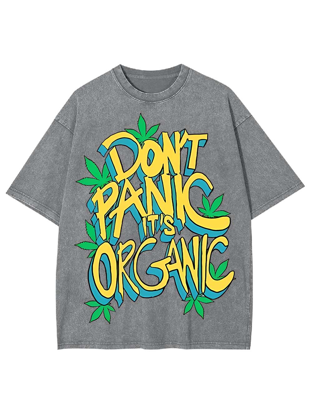 DON'T PANIC IT'S ORGANIC WASHED TSHIRT